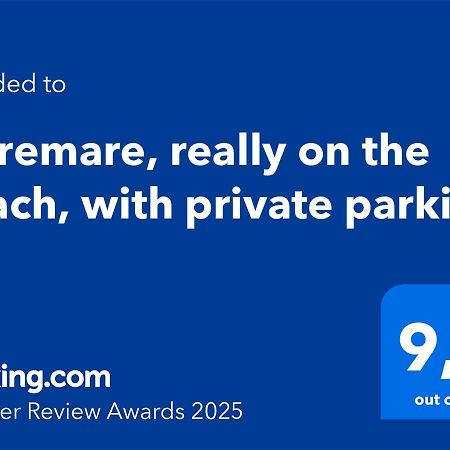 Maremare, Really On The Beach, With Private Parking 사보나 외부 사진